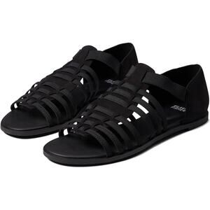 Eileen Fisher Rato Black Tumbled Nubuck Sandal Women's Sz 6.5 New Without Box